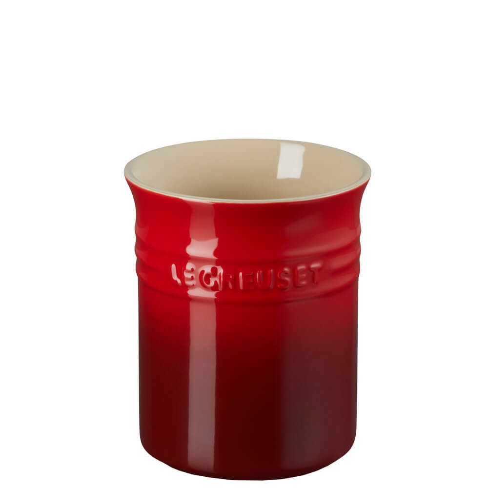 Le Creuset Cerise Stoneware Small Utensil Jar